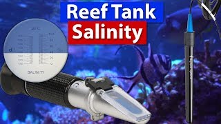 Reef Tank Salinity  Ranges Refractometer Neptune Apex Conductivity probe [upl. by Ydarb876]