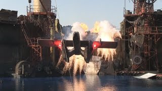 WaterWorld stunt show at Universal Studios Hollywood [upl. by Vivianne]