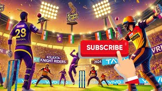 🔴 LIVE Playing IPL 2024 in Real Cricket 24 with KKR vs SRH 💛🏏 gaming [upl. by Doig]