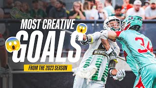 MOST CREATIVE LACROSSE GOALS OF 2023 [upl. by Rodi]