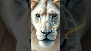 The Truth About Albino Lions facts lion shortschallenge [upl. by Sonafets]