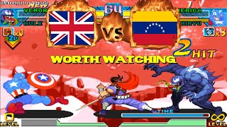 Marvel VS Capcom  Ackesh GBR VS VEN Tobii mvsc Fightcade マーベルvsカプコン [upl. by Trust]