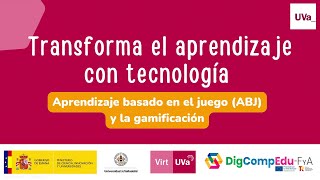 APRENDIZAJE BASADO EN EL JUEGO Y LA GAMIFICACIÓN TRANSFORMA EL APRENDIZAJE CON TECNOLOGÍA [upl. by Selrac]