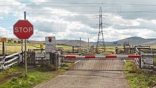 Bodsbury Level Crossing South Lanarkshire [upl. by Enelhtac363]