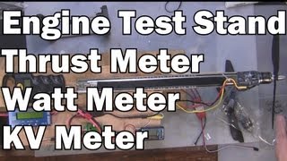 Engine test stand for brushless motors [upl. by Haronid]