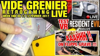 VIDE GRENIER LIVE GAME BOY  TEST VR  ON CRIE DE PEUR RÉSIDENT EVIL PS4 84 [upl. by Ojimmas]