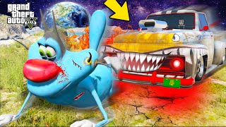 WE Found And Attacked By EVIL Cursed Killer Car in GTA 5 With OGGY amp JACK [upl. by Ainigriv]