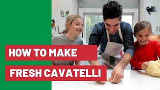 How to make FRESH CAVATELLI pasta [upl. by Musihc]