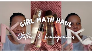 Girl Math Applied Spring haul in Winter girlmath Reverse shopping Clothing amp Fragrance Haul [upl. by Sisenej]