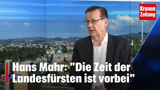 Hans Mahr nach KärntenWahl „Zeit der Landesfürsten ist vorbei“  kronetv NACHGEFRAGT [upl. by Lauri]