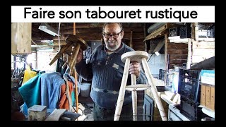 faire son tabouret rustique [upl. by Aleel]