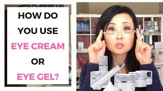 How to use Eye Cream or Eye gel [upl. by Ainotahs]