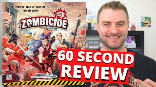 Zombicide 2nd Edition Board Game 60 Second Review shorts [upl. by Yeslah]