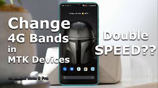 How to Change 4G Band in MTK Device  Increase Internet Speed [upl. by Adelaja]