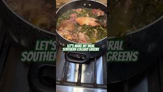 How to make Southern Collard Greens recipe collardgreens thanksgiving cooking [upl. by Croner]