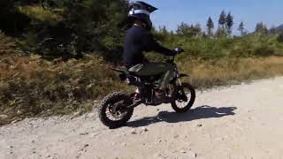 Tao DB14 110cc dirt bike  dirt road ride along [upl. by Ritz]