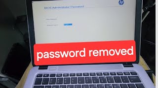 HP BIOS PASSWORD REMOVED [upl. by Quinton517]