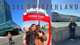 BASEL SWITZERLAND 🇨🇭  Dreiländereck Basel Basel City tour Namamen Ramen Basel bridge and river [upl. by Lark508]