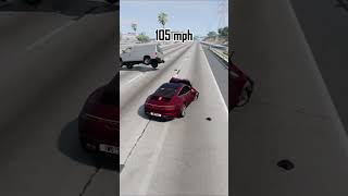 Porsche 911 crash test shorts beamngdrive [upl. by Nesyla57]