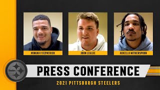 Steelers Press Conference Dec 6 Minkah Fitzpatrick John Leglue Ahkello Witherspoon [upl. by Yrailih]