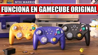 Control GAMECUBE inalámbrico para HARDWARE ORIGINAL [upl. by Naida]