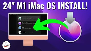 How to Reinstall macOS on M1 24quot iMac 3 DIFFERENT WAYS macOS Recovery USB Install Disk amp AC2 DFU [upl. by Herbst]