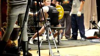 Maryana Naumova  RAW Bench Press 60kg45kg W 11 years old  WORLDLIFTING [upl. by Ecargyram]