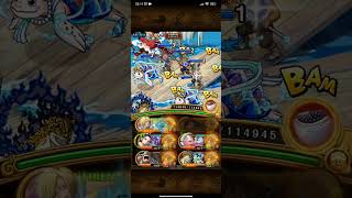 6 Stampede Luffy let us deal massive damage PKA vs Mihawk lv 125 OPTC [upl. by Leahcam]