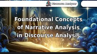 Foundational Concepts of Narrative Analysis in Discourse Analysis [upl. by Dilks587]