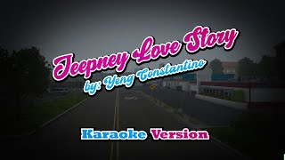 Jeepney Love Story  Yeng Constantino  karaoke [upl. by Yrrol916]