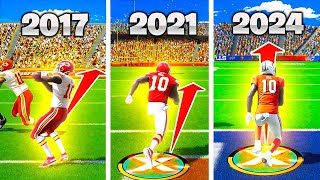 Scoring A 99 Yard Touchdown With Tyreek Hill In EVERY Madden EVER [upl. by Risay650]