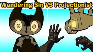 Friday Night Funkin  Wandering Sin VS Projectionist FNF Hard [upl. by Yenatirb]