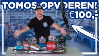 Tomos BROMMER OPVOEREN onder de 100 EURO  TOMOSHOP [upl. by Lydia]