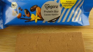 Veganz Protein Bar Cocoa amp Vanilla [upl. by Reklaw802]