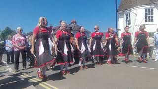 MORRIS DANCING AT THE ALRESFORD WATERCRESS FESTIVAL 2024 🌞🌞🌞 🥬🥬🥬😁😁😁 watercressfestival2024 [upl. by Enomyar989]