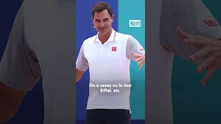 Roger Federer  « Ça fait plaisir dêtre un peu en dehors de Paris  » [upl. by Oicelem]