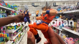 Gohan vs Ultra Instinct Goku The Ultimate Toy Battle in Public [upl. by Papst934]