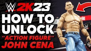 WWE 2K23 How To Unlock quotAction Figurequot John Cena [upl. by Sillihp]