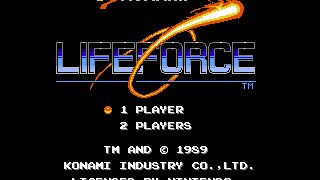 Life Force NES No Death Run [upl. by Yenalem]