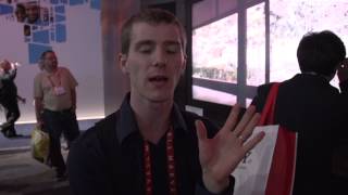 Sharp Flexible OLED Screen Demo  Linus Tech Tips CES 2013 [upl. by Hoover]