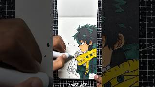 Drawing Midoriya Izuku  Deku 😤  My Hero Academia [upl. by Eriha]