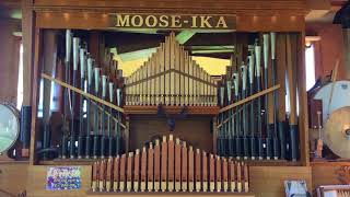 COAA Olcott Beach Band Organ Rally 2017  Moose Ika homebuilt Dutch street organ by John Prtjlaga [upl. by Nocaj883]