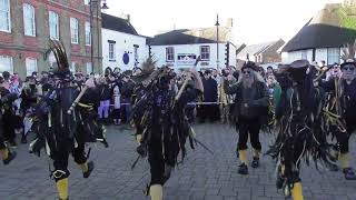 Whittlesea Straw Bear Festival 2024  Witchmen Border Morris [upl. by Dercy]