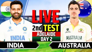 India vs Australia 2nd Test Day 2  IND vs AUS Live Match  Live Cricket Match Today 3rd Session [upl. by Aroon891]