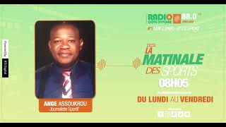 La Matinale des sports du 19 Décembre 2022 sur la ligue 1 ivoirienne par Ange Assoukrou [upl. by Sefton477]