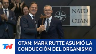 Mark Rutte asumió la conducción de la OTAN con Ucrania entre sus prioridades [upl. by Ecirtnahc]