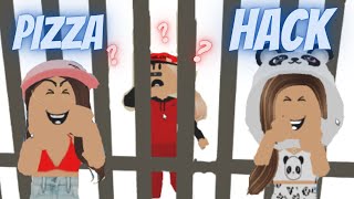 How to do the Pizza hack in MeepCity Roblox 🍕 PandaPlayz [upl. by Milak]