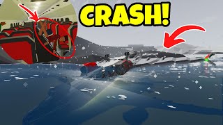 ALL Passengers DIED MidFlight Stormworks Plane Crash [upl. by Lyrem799]