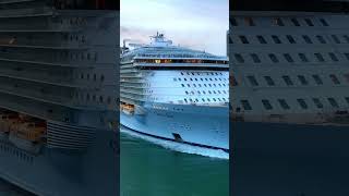 Oasis of the Seas cruise ship side view part II [upl. by Oiramaj]