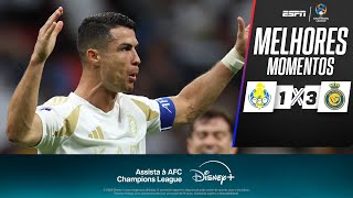 CRISTIANO RONALDO brilha exSantos faz GOLAÇO e AL NASSR vence o Al Gharafa na CHAMPIONS DA ÁSIA [upl. by Enecnarf]